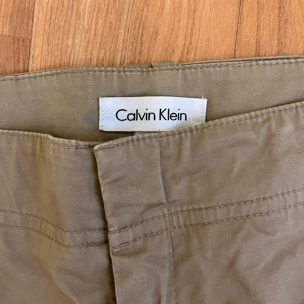 Calvin Klein Khaki Chino Pants - Picture 2 of 4